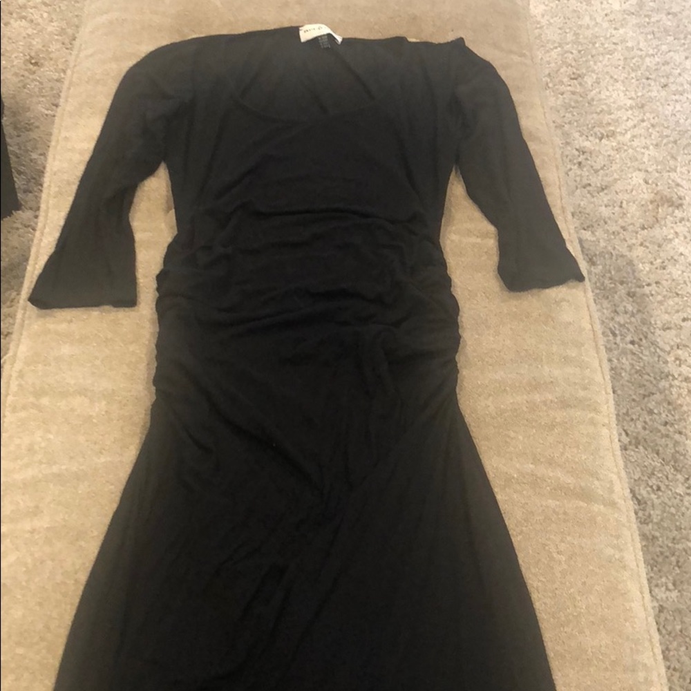 Black maternity dress